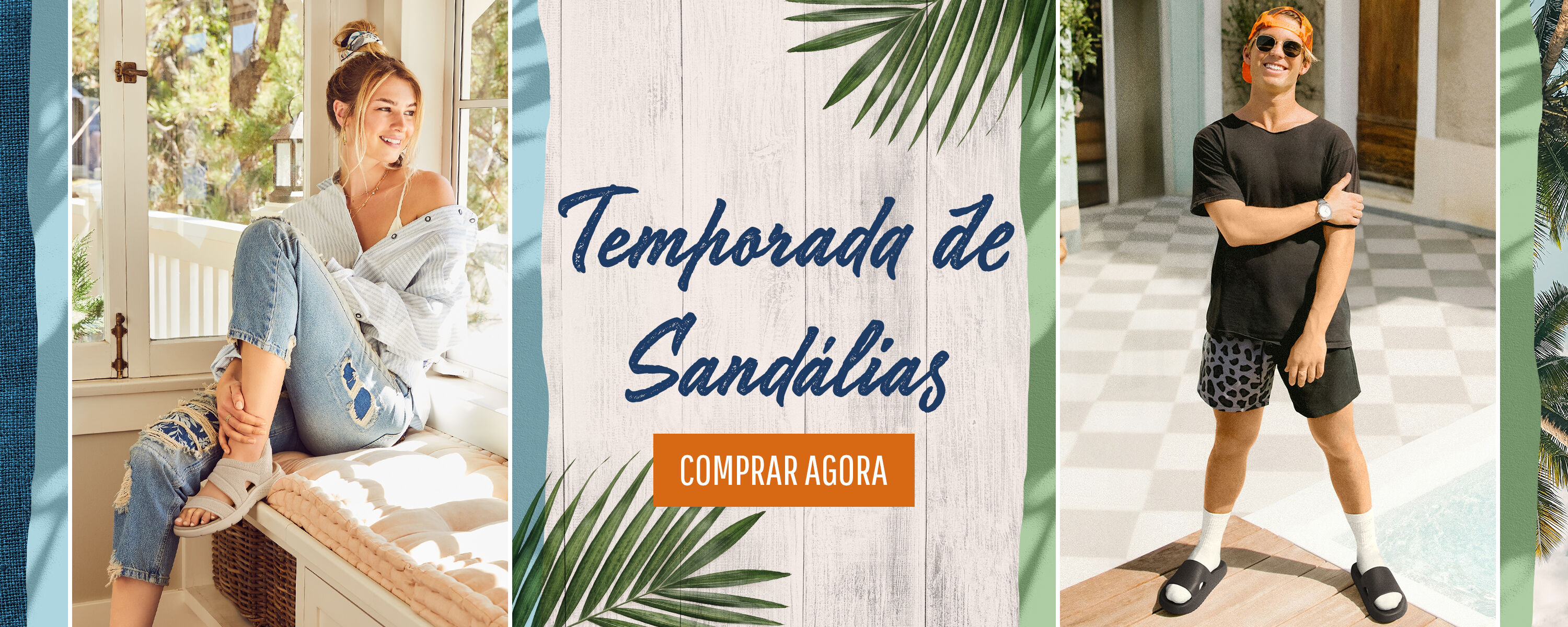 Sandálias Skechers